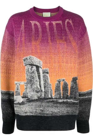 ARIES Intarsien-Pullover