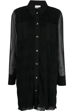 Ganni Kleid mit Finish