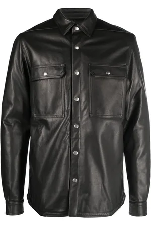 Rick Owens Hemdjacke aus Leder