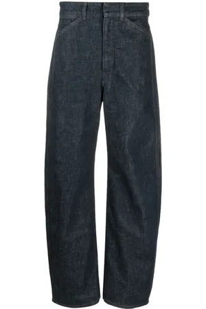 LEMAIRE Halbhohe Wide-Leg-Jeans