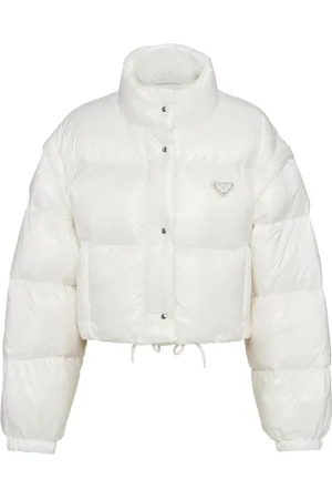 Prada Re-Nylon Cropped-Daunenjacke