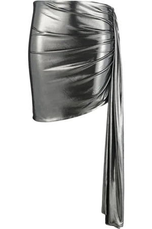 MAGDA BUTRYM Minirock im Metallic-Look