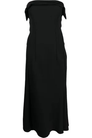 Serafini Schulterfreies Midikleid