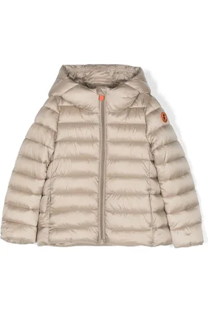 save the duck Gefütterte Jacke mit Logo-Patch