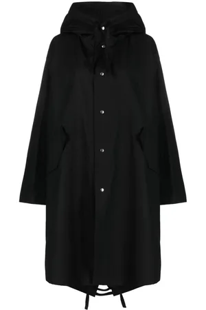 Jil Sander Mantel mit Logo-Print
