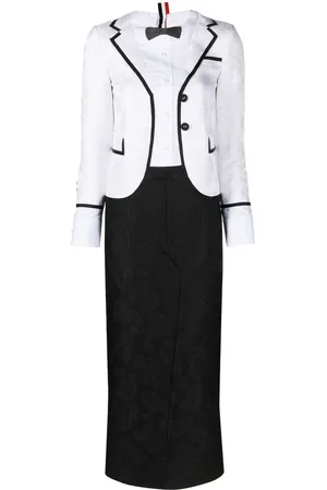 Thom Browne Kleid im Smoking-Look