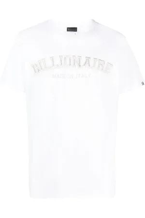 BILLIONAIRE T-Shirt mit Logo-Stickerei