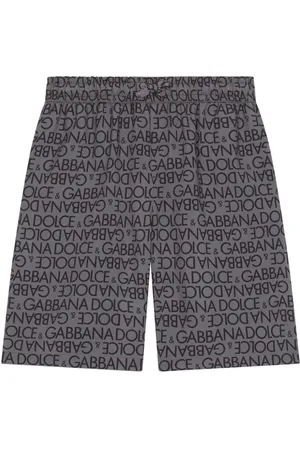 Dolce & Gabbana Knielange Shorts mit Logo-Print