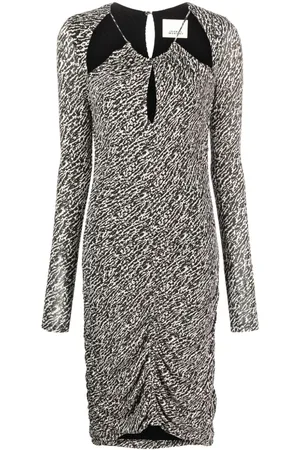 Isabel Marant Midikleid mit Spitzeneinsätzen