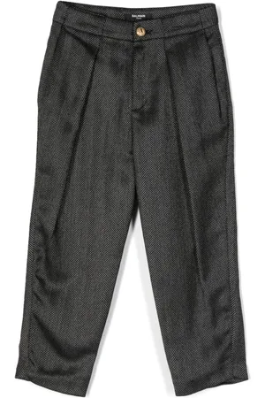 Balmain Hose mit Fischgrätenmuster