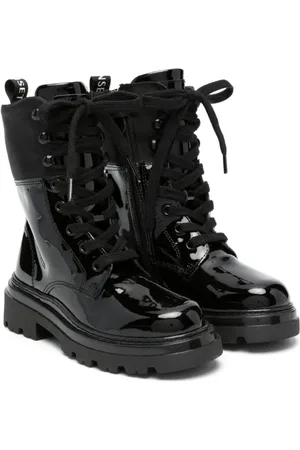 Twin-Set Bikerstiefel mit Schnürung