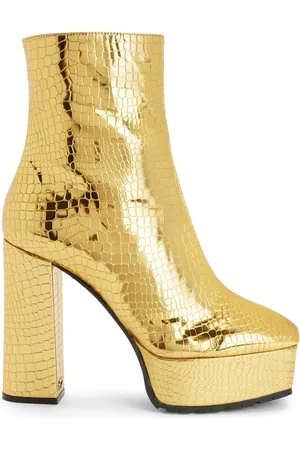 Giuseppe Zanotti Morgana Stiefeletten mit Kroko-Efekt 120mm