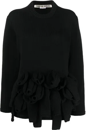 Comme des Garçons Pullover mit V-Ausschnitt