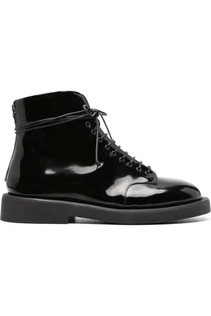 MARSÈLL Schnürstiefel mit Lackoptik