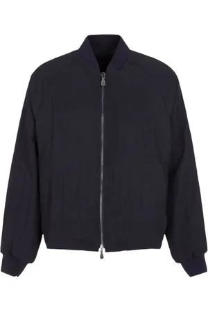 Giorgio Armani Bomberjacke mit Knitteroptik