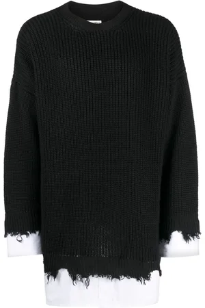 Maison Margiela Pullover mit Waffelstrick-Muster