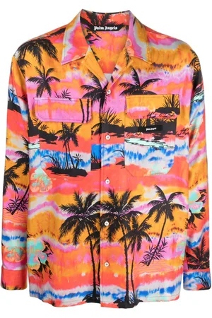 Palm Angels Hemd mit Psychedelic Palms-Print