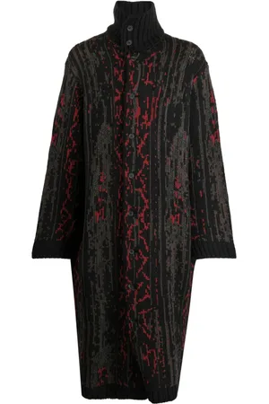 YOHJI YAMAMOTO Gefütterter Mantel mit Stehkragen