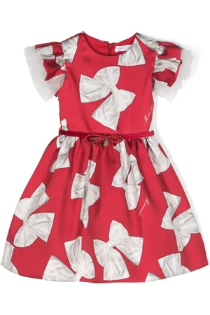 MONNALISA Kleid mit Schleifen-Print
