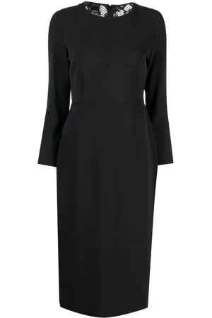 Pinko Midikleid mit Blumenspitze