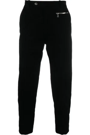 Balmain Cropped-Hose aus Wildleder