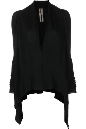 Rick Owens Fein gerippter Cardigan