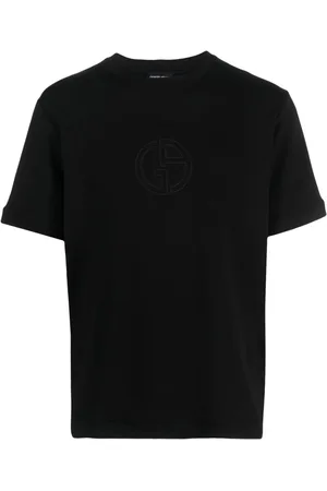 Giorgio Armani T-Shirt mit Logo-Stickerei