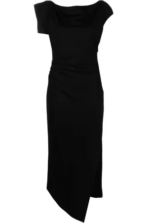 DEL CORE Asymmetrisches Midikleid
