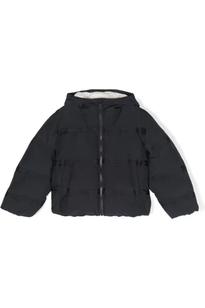 Emporio Armani Gefütterte Jacke mit Logo-Print