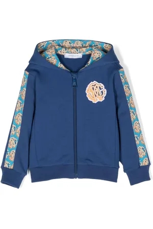 Roberto Cavalli Jacke mit Logo-Patch