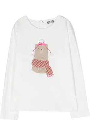 Il gufo T-Shirt mit Teddy-Print