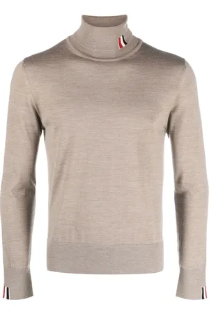 Thom Browne Fein gestrickter Rollkragenpullover