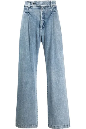 AMIRI Wide-Leg-Jeans mit Bundfalten