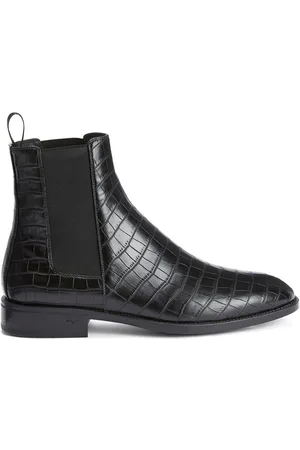 Giuseppe Zanotti Ryim Stiefel mit Kroko-Effekt