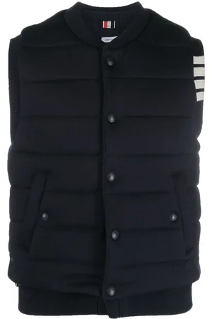 Thom Browne Gefütterte Weste mit Streifen