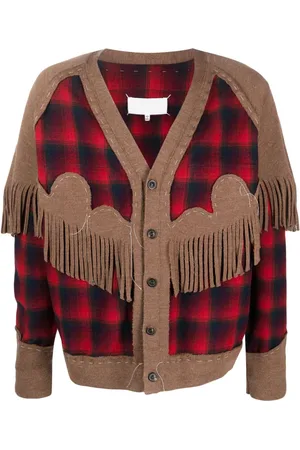 Maison Margiela X Pendleton Cardigan mit Fransen