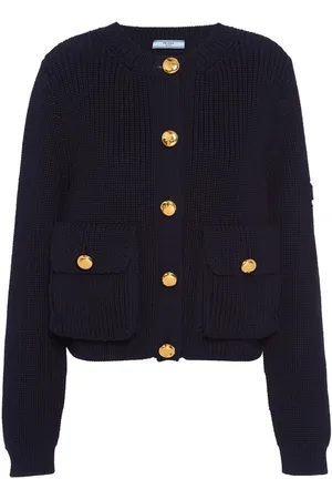 Prada Gerippter Cardigan