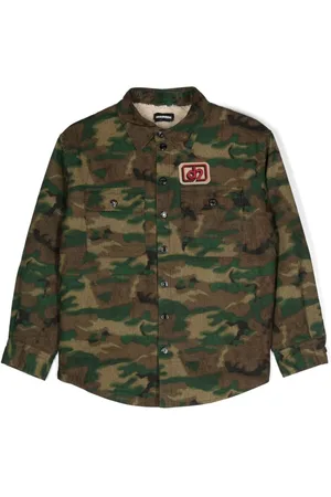 Dsquared2 Hemd mit Camouflagemuster