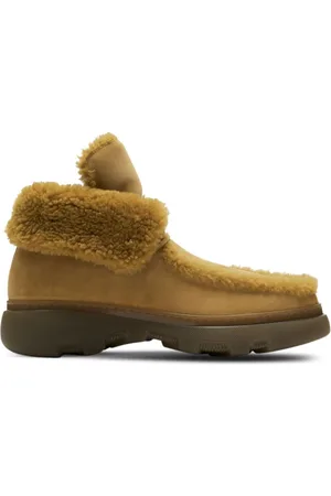 Burberry Creeper-Boots mit Shearling