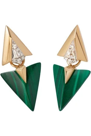 ANNOUSHKA 18kt Gelbgoldohrringe mit Diamanten