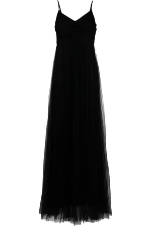 Fabiana Filippi Plissiertes Maxikleid aus Tüll