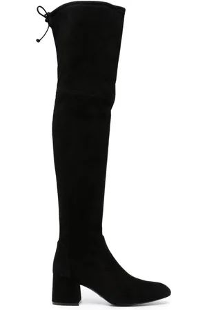 Stuart Weitzman Flareland Stiefel aus Wildleder 65mm