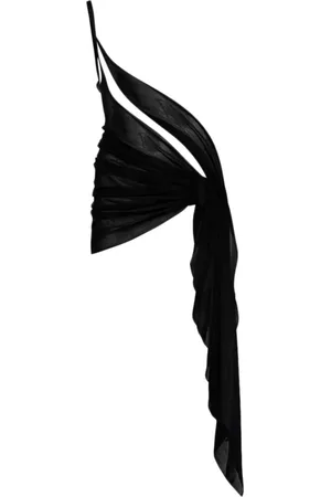 MUGLER One-Shoulder-Kaftan