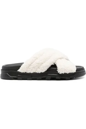 Fabiana Filippi Pantoletten mit Faux Shearling