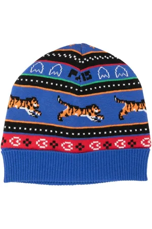 Kenzo Beanie mit Intarsienmuster