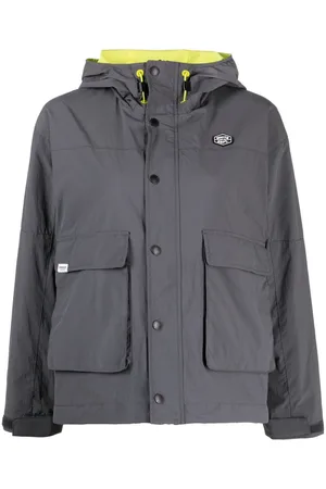 Chocoolate Kapuzenjacke mit Logo-Patch