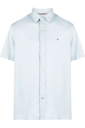 Tommy Hilfiger Popeline-Hemd mit Logo