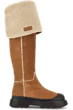 Hogan Shearling-Stiefeletten