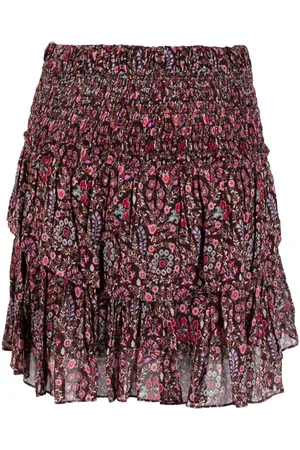 Marant Etoile Hilari Minirock mit Blumen-Print
