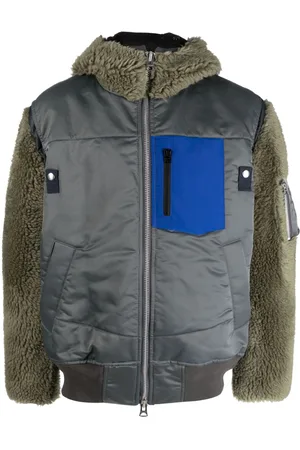 SACAI Kapuzenjacke in Colour-Block-Optik